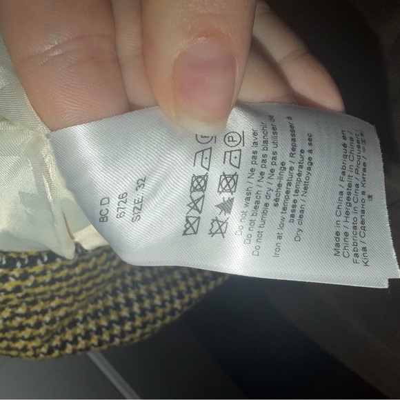 Ganni Houndstooth Mini Dress with Black Bow Straps - Picture 8 of 11